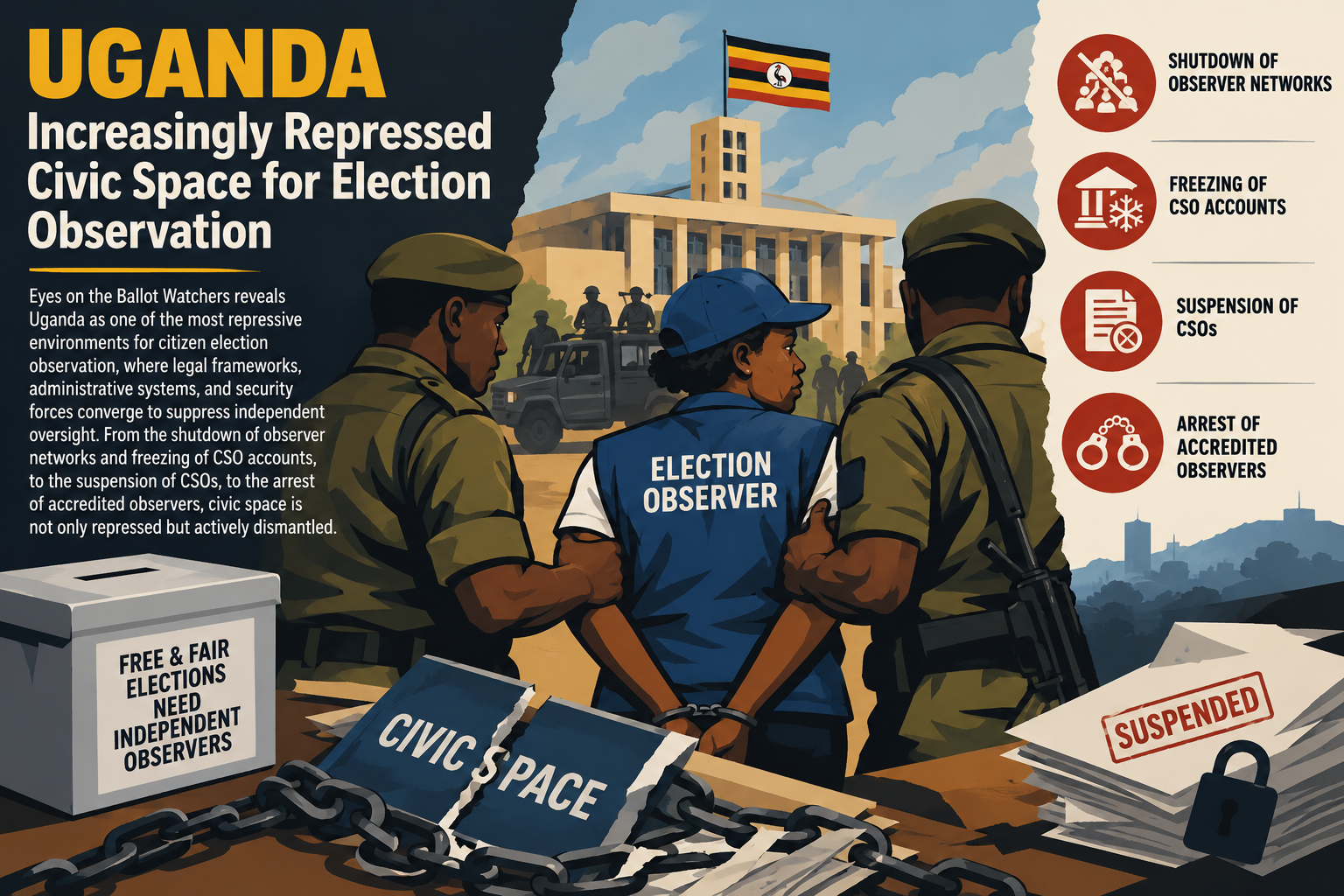 Uganda: Increasingly Repressed Civic Space for Election Observation